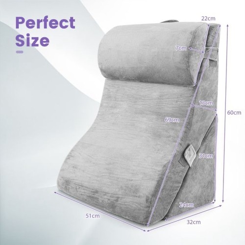 Pcs bed wedge pillow set - 3,