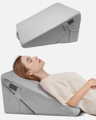 Bed wedge pillow cooling - bed,