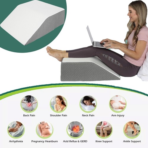 Bed wedge pillow - wedge, neck