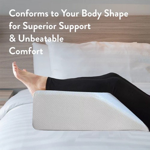 Leg elevating pillow wedge - leg,