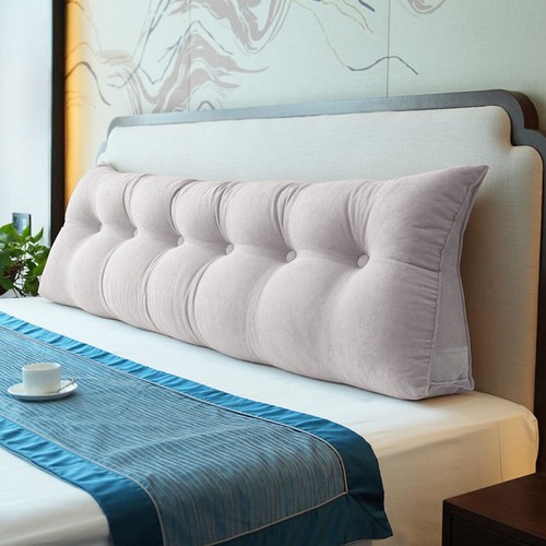 Wedge headboard pillow bolster - headboard,