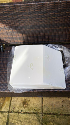 Supportiback white bed wedge - bed,