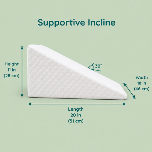Bed wedge pillow - bed,