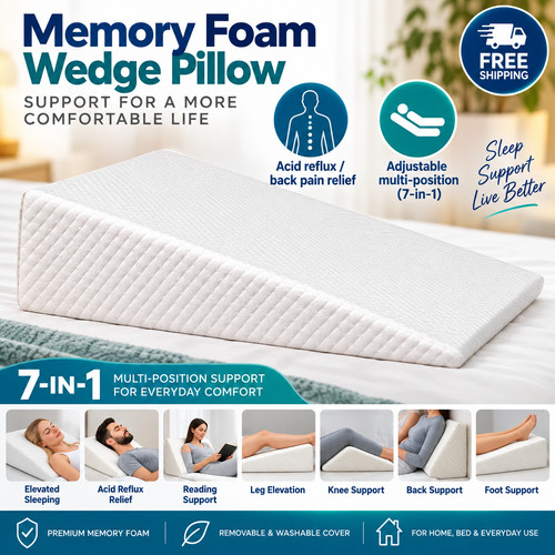 Bed wedge pillow - wedge,