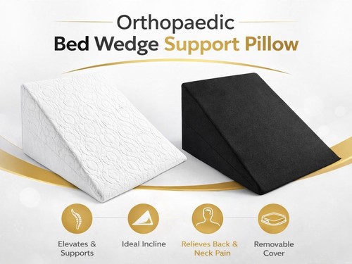 Bed wedge pillow premium foam - pillow,